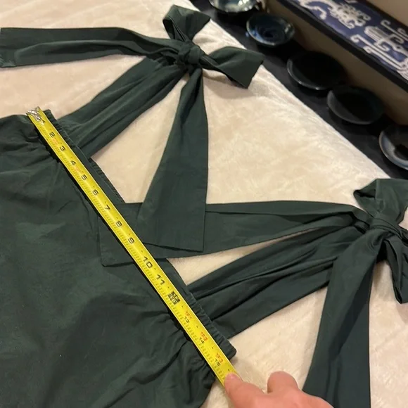 🇿🇦 L, AK JP brand dress from a swanky boutique in Cape Town. Forest Green NWOT - Picture 10 of 16